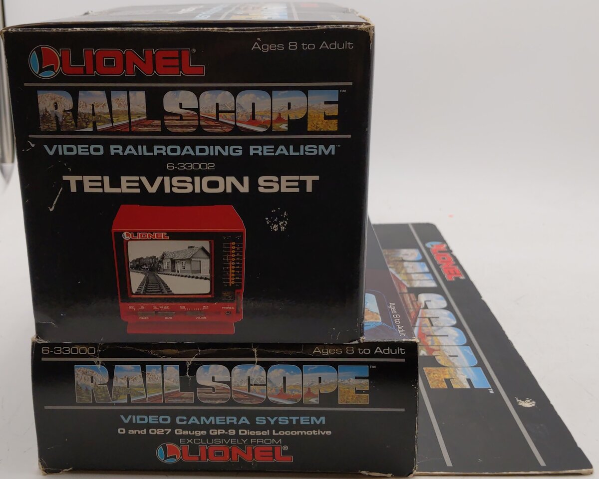 Lionel 6-33000 O Railscope Lionel Lines GP-9 Diesel Locomotive w/TV #3000 EX/Box