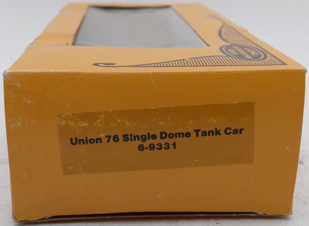 Lionel 6-9331 O Gauge Union 76 Single Dome Tank Car EX/Box
