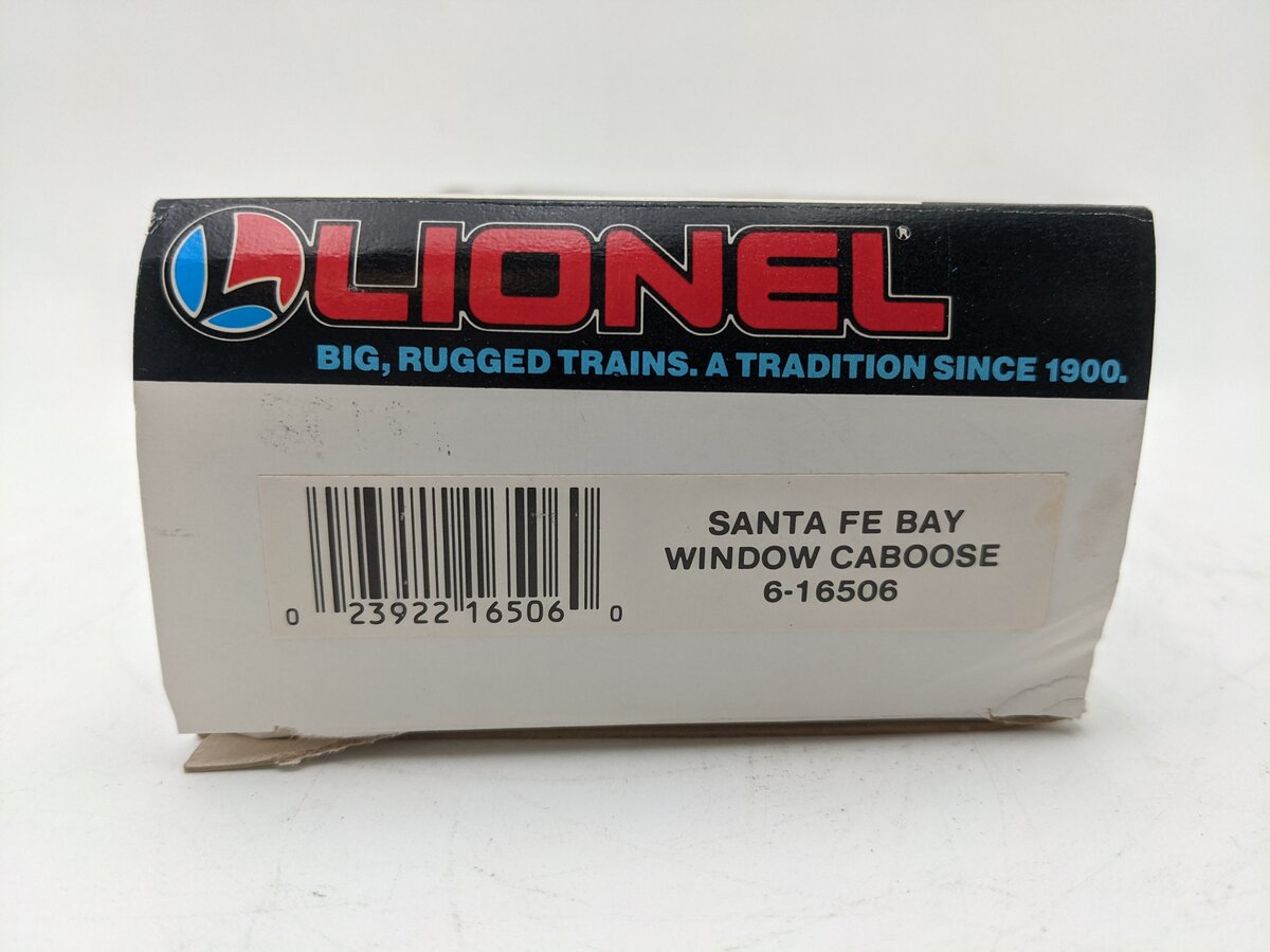 Lionel 6-16506 O Gauge Santa Fe Bay Window Caboose VG/Box
