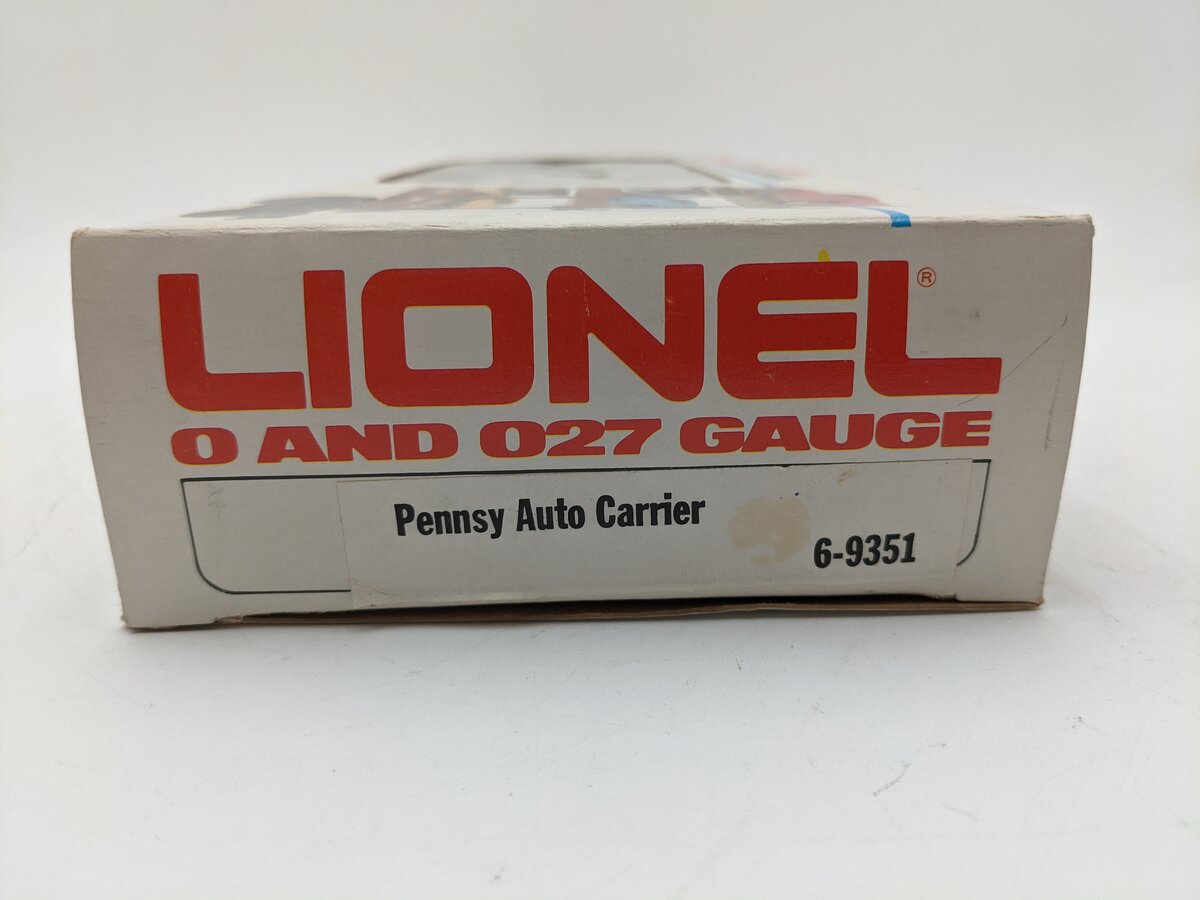 Lionel 6-9351 O Gauge Pennsylvania Auto Carrier EX/Box