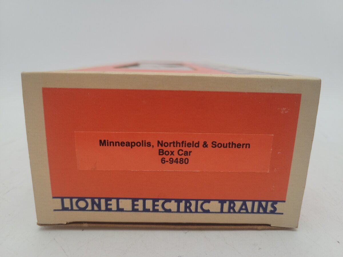 Lionel 6-9480 O Gauge Minneapolis, Northfield, & Southern Box Car #9480 EX/Box