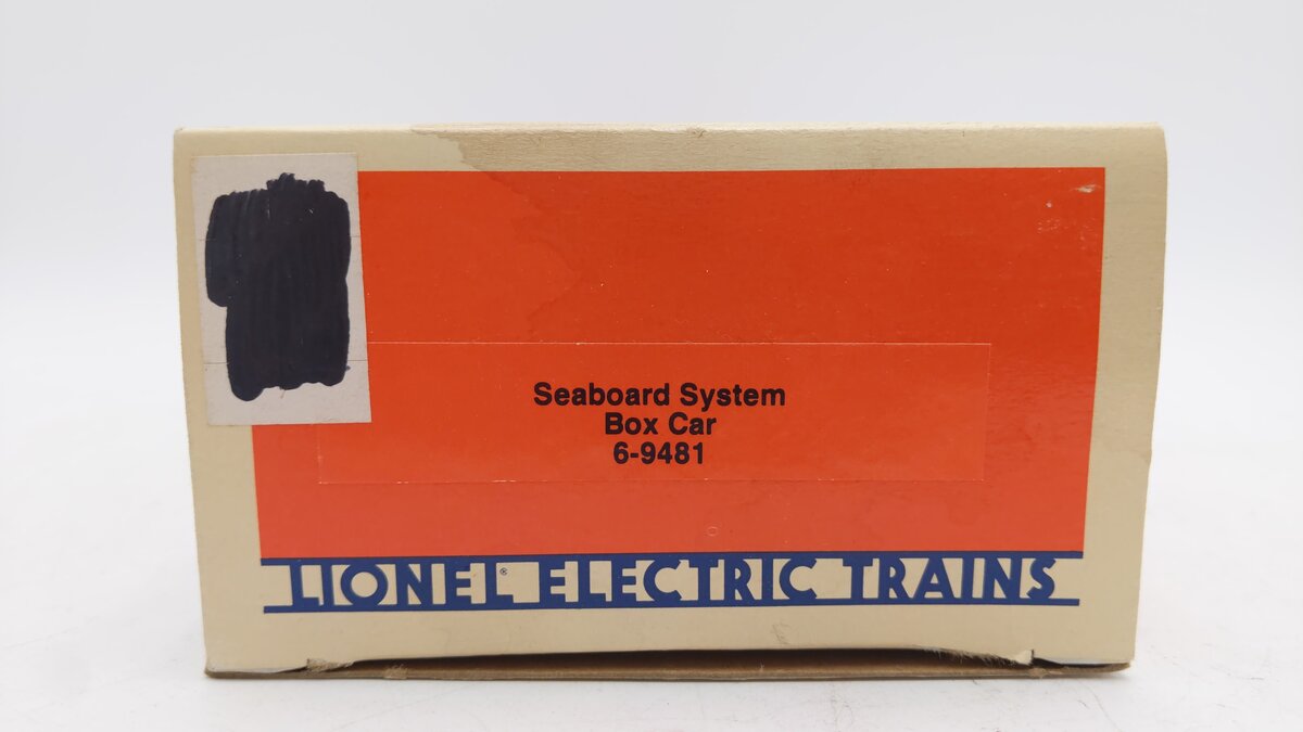 Lionel 6-9481 O Gauge Seaboard System Boxcar EX/Box
