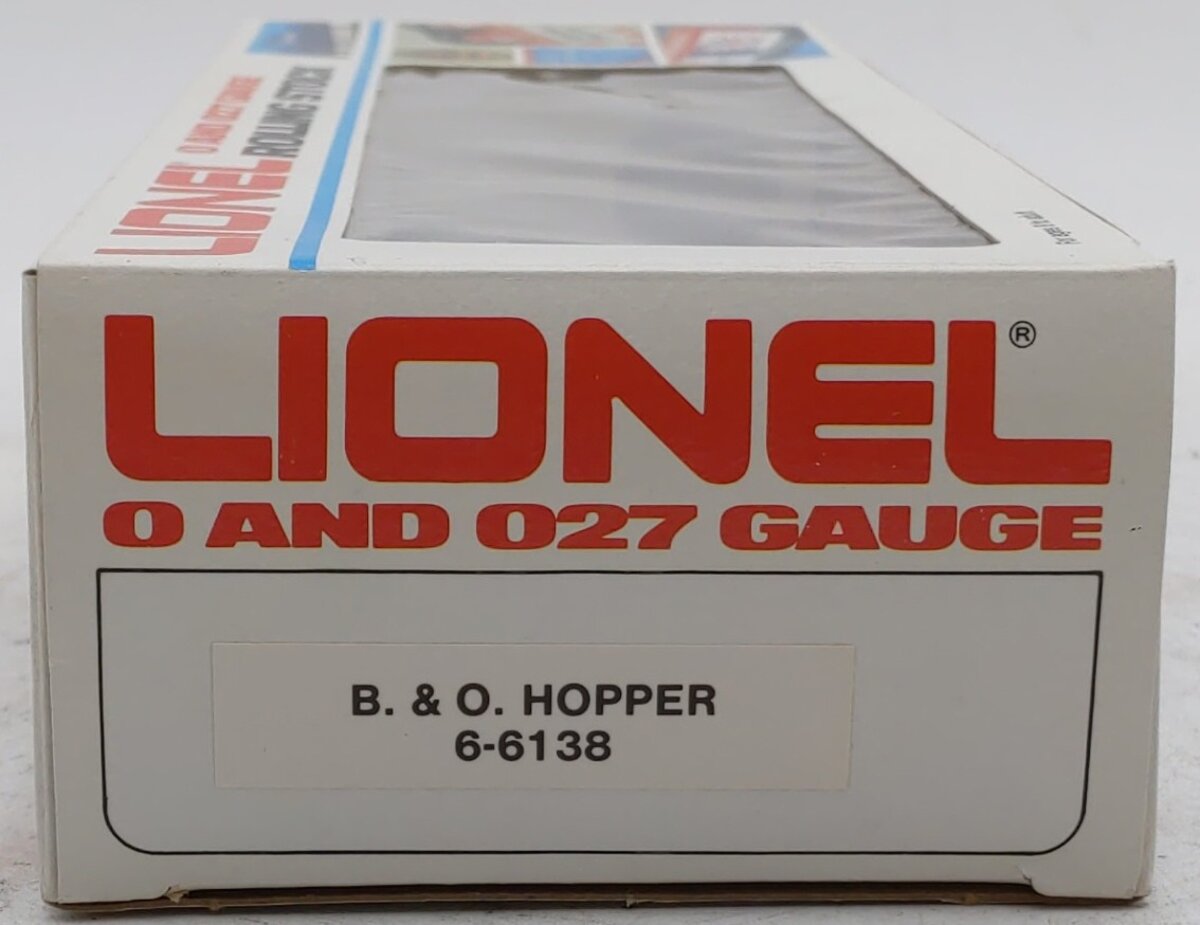 Lionel 6-6138 O Gauge Baltimore & Ohio Covered Quad Hopper LN/Box