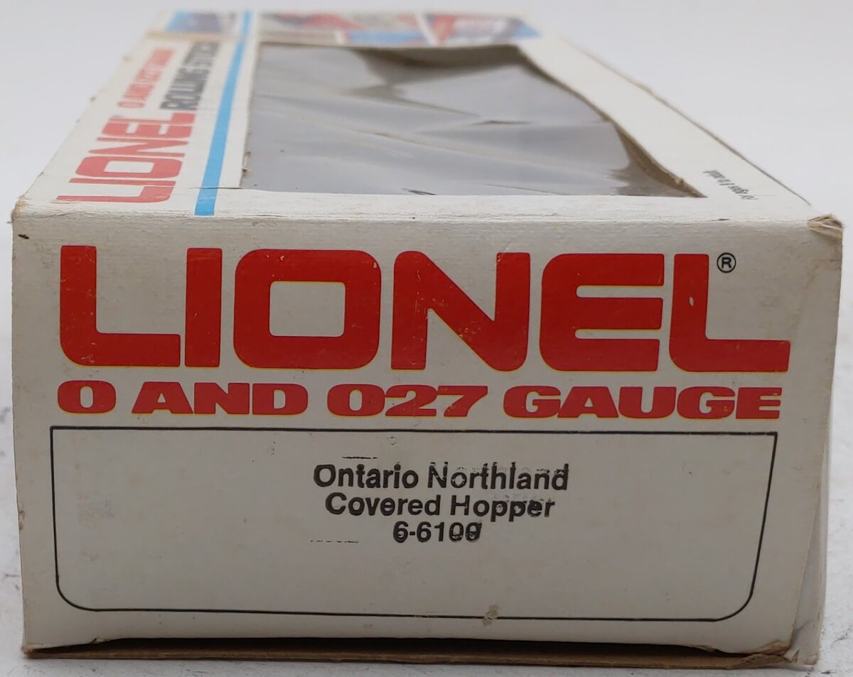 Lionel 6-6100 O Gauge Ontario Northland Uncovered Quad Hopper w/ Coal load EX/Box