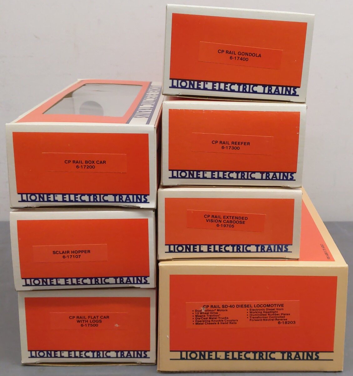 Lionel 6-11710 O Gauge CP Rail Limited Edition Diesel Freight Train Set EX/Box