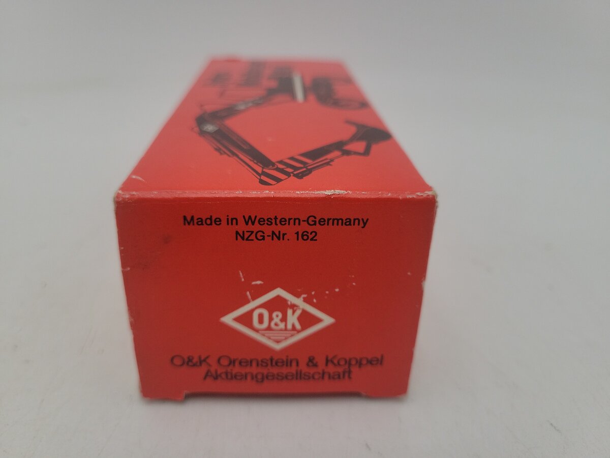 NZG 162 1:50 Scale Red O & K MH4 Mobile Wheel Excavator Die Cast Model EX/Box