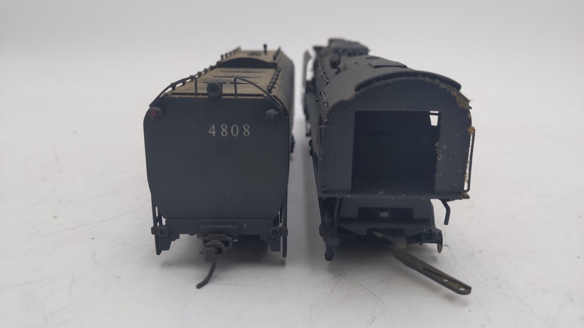 HO Scale BRASS CUSTOM Rutland & Rock Ridge 4-8-4 Steam Locomotive & Tender #4808