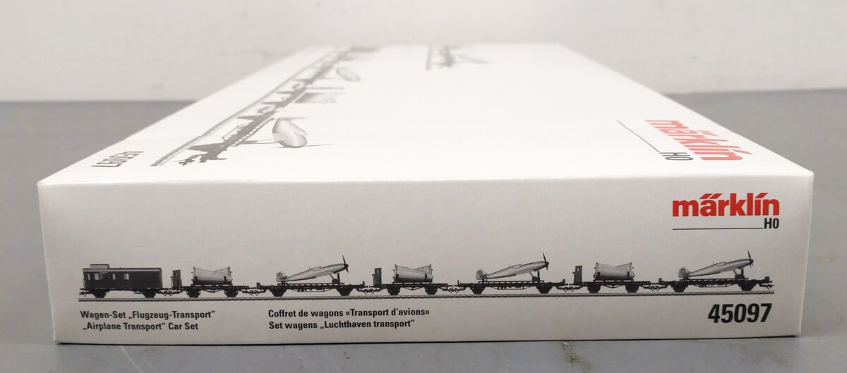 Marklin 45097 HO Scale Airplane Transport Car Set LN/Box