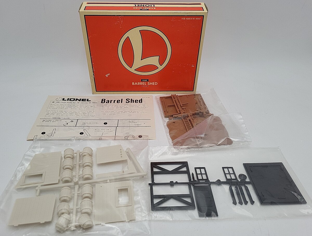 Lionel 6-12718 O And O27 Barrel Shed Building Kit LN/Box