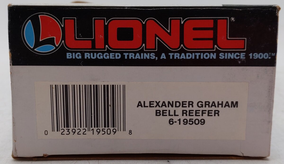 Lionel 6-19509 O Gauge Alexander Graham Bell Reefer EX/Box
