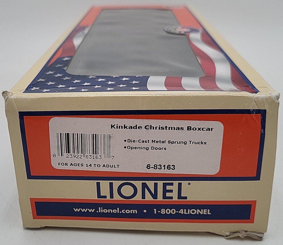 Lionel 6-83163 O Kinkade Christmas Boxcar LN/Box