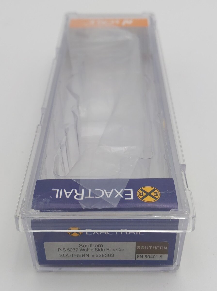 ExactRail EN-50401-5 N Scale Southern Waffle Side Box Car #528383 LN/Box