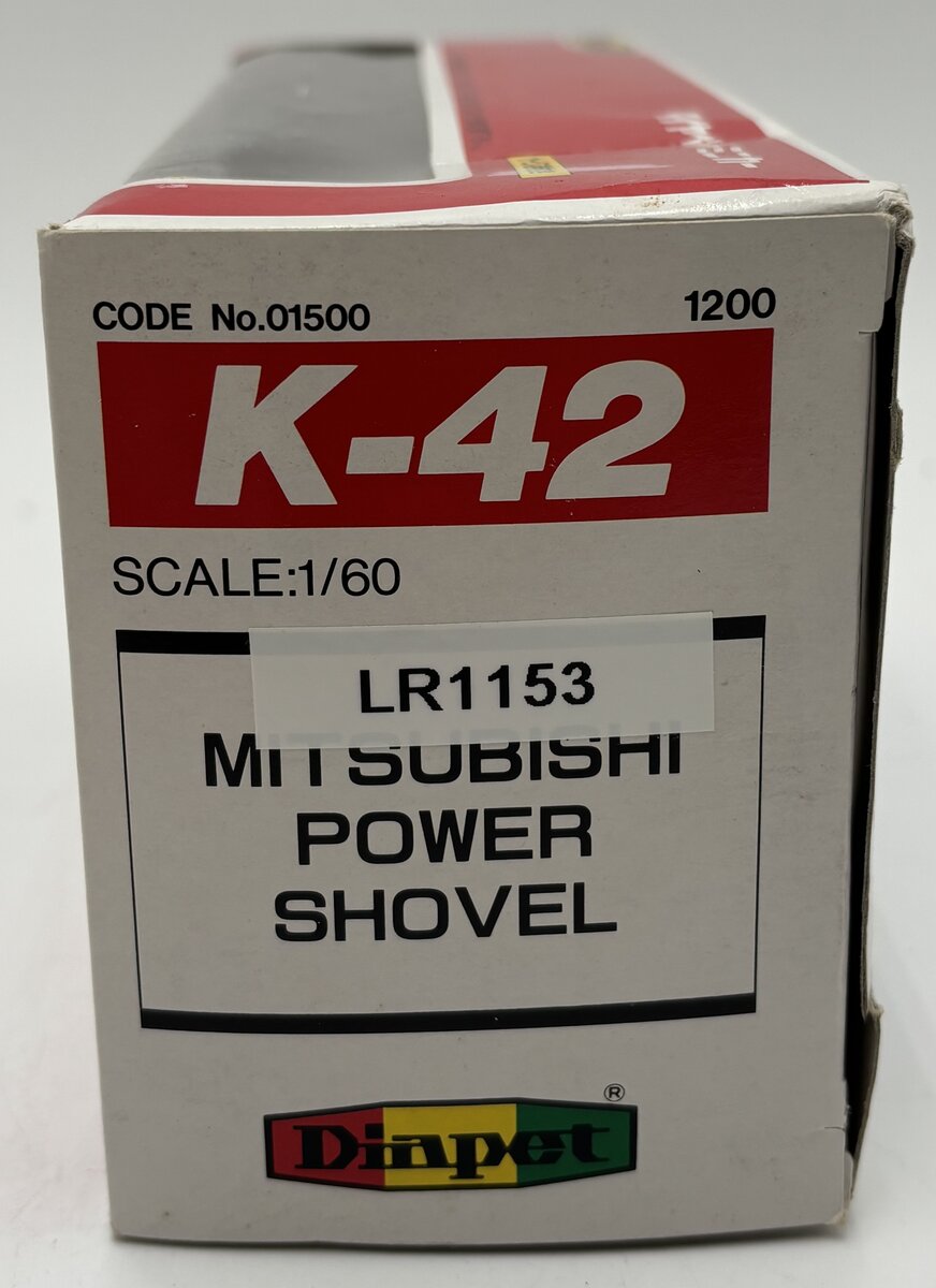 Yonezawa Toys 01500 1:60 Diapet K-42 MS280 Mitsubishi Power Shovel VG/Box