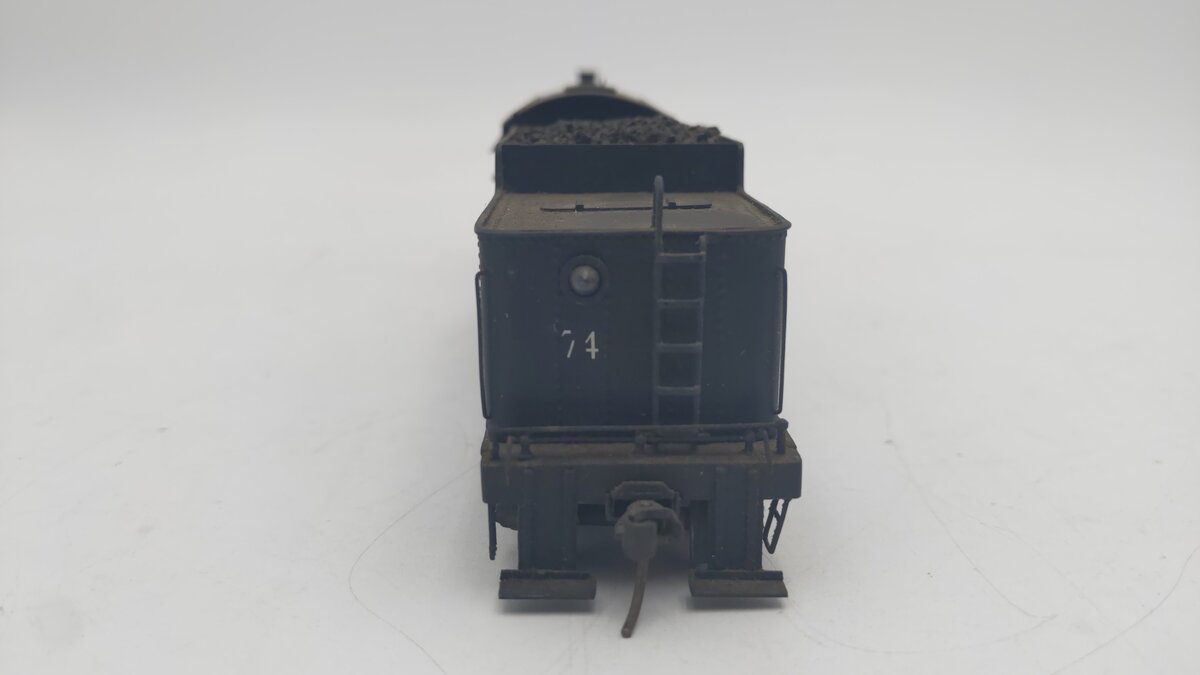 United Scale Models HO Scale BRASS CUSTOM R&RR Steam Locomotive & Tender #74