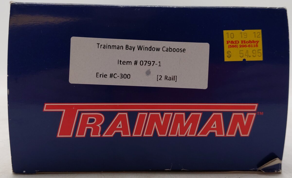 Atlas 0797-1 O Scale 2 Rail Erie Radio Equipped Caboose Car #C300 VG/Box