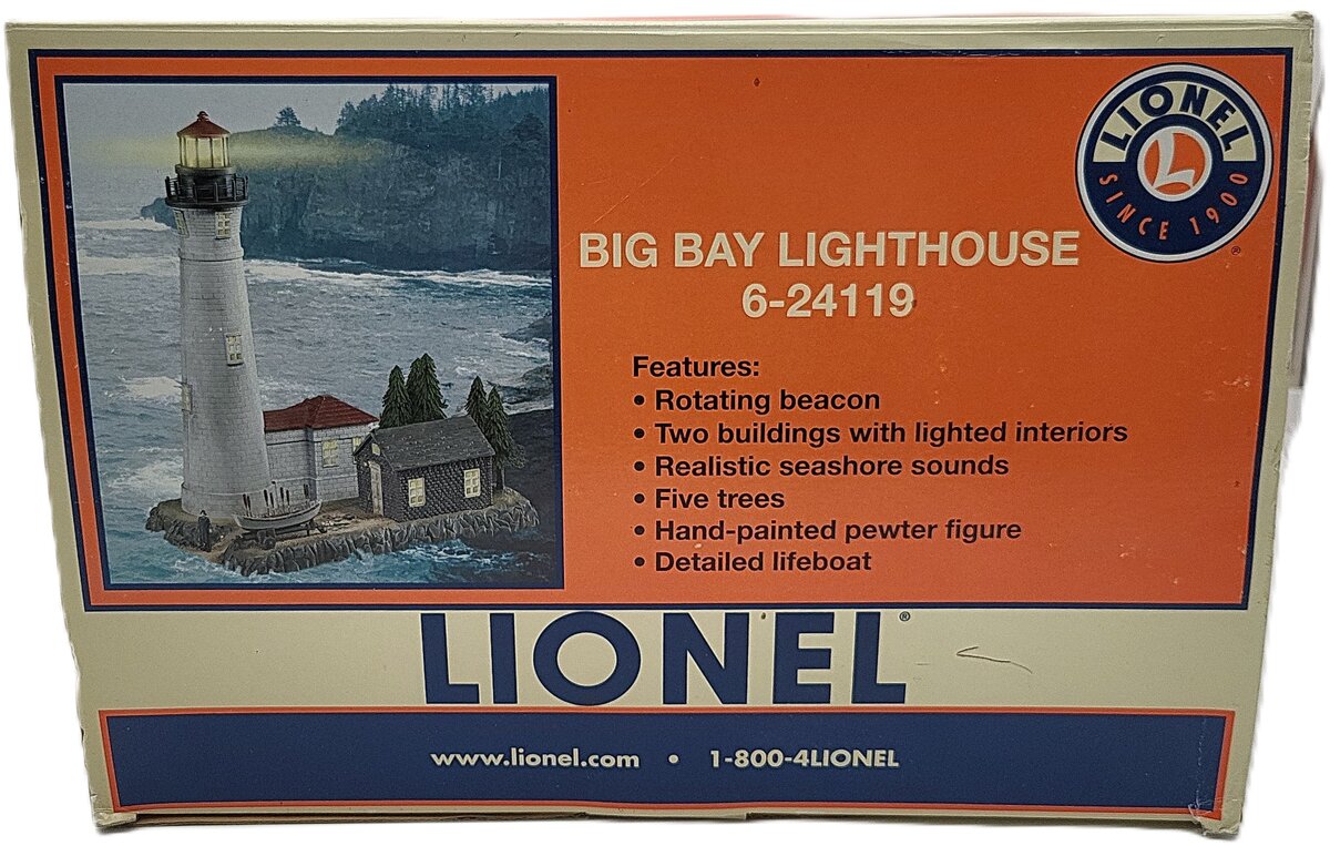 Lionel 6-24119 O Gauge Big Bay Lighthouse EX/Box