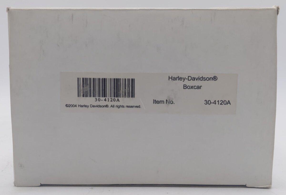 MTH 30-4120A O-Gauge Harley-Davidson Boxcar LN/Box
