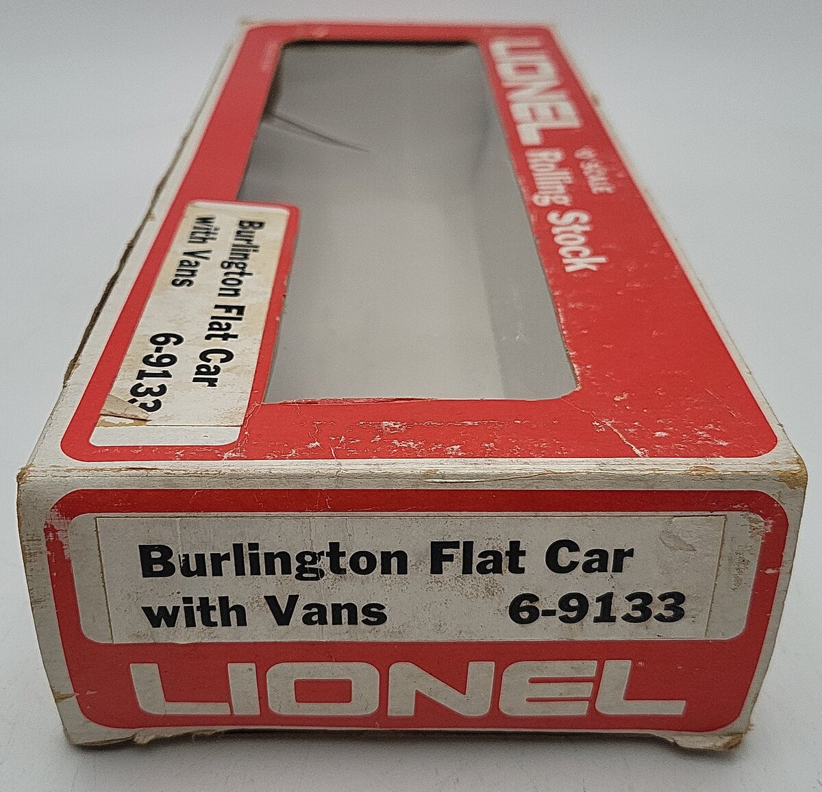 Lionel 6-9133 O Gauge Burlington Northern Flatcar #9133 with Trailers EX/Box