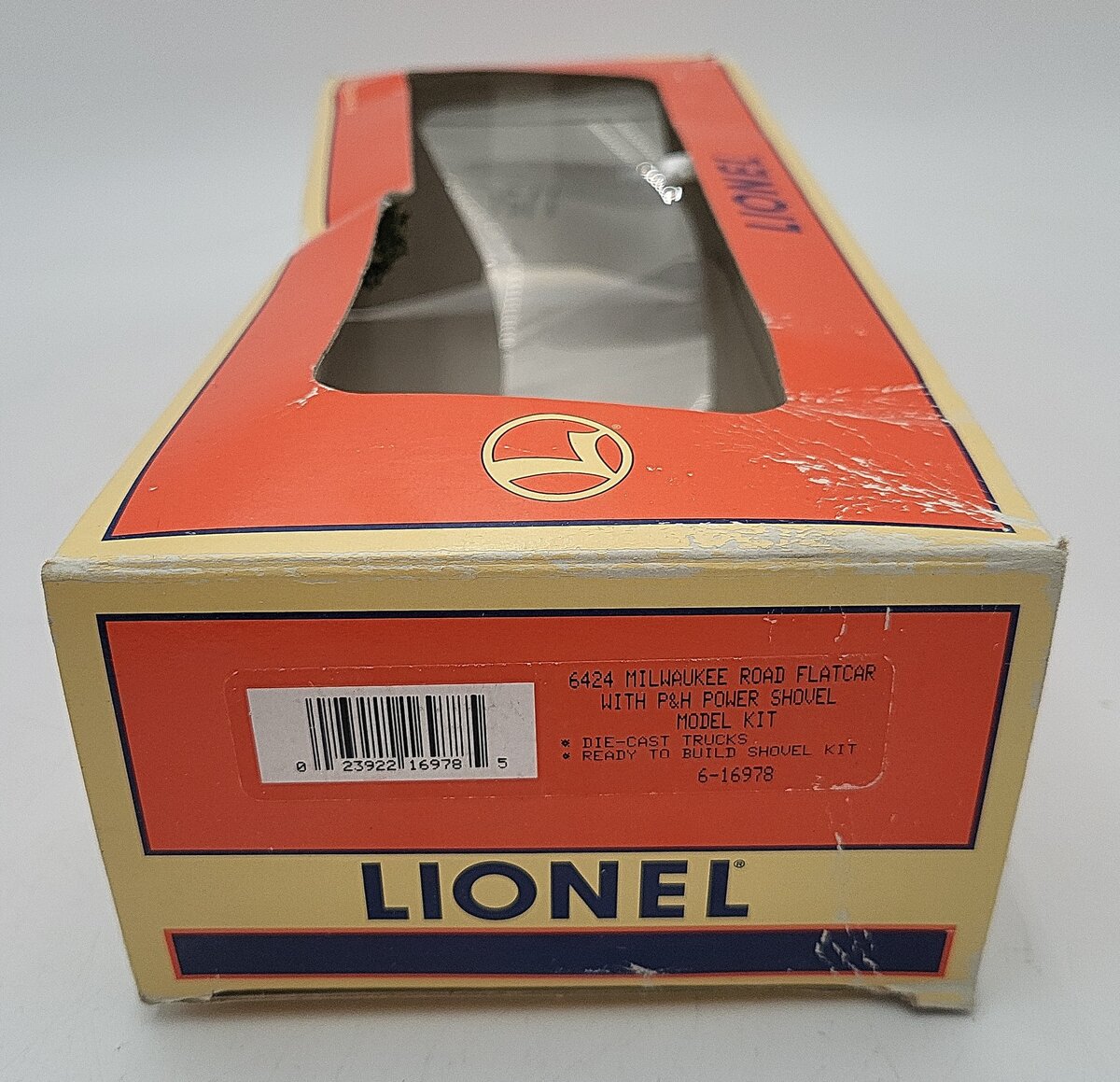 Lionel 6-16978 Milwaukee Road Flat w/P&H Power Shovel VG/Box