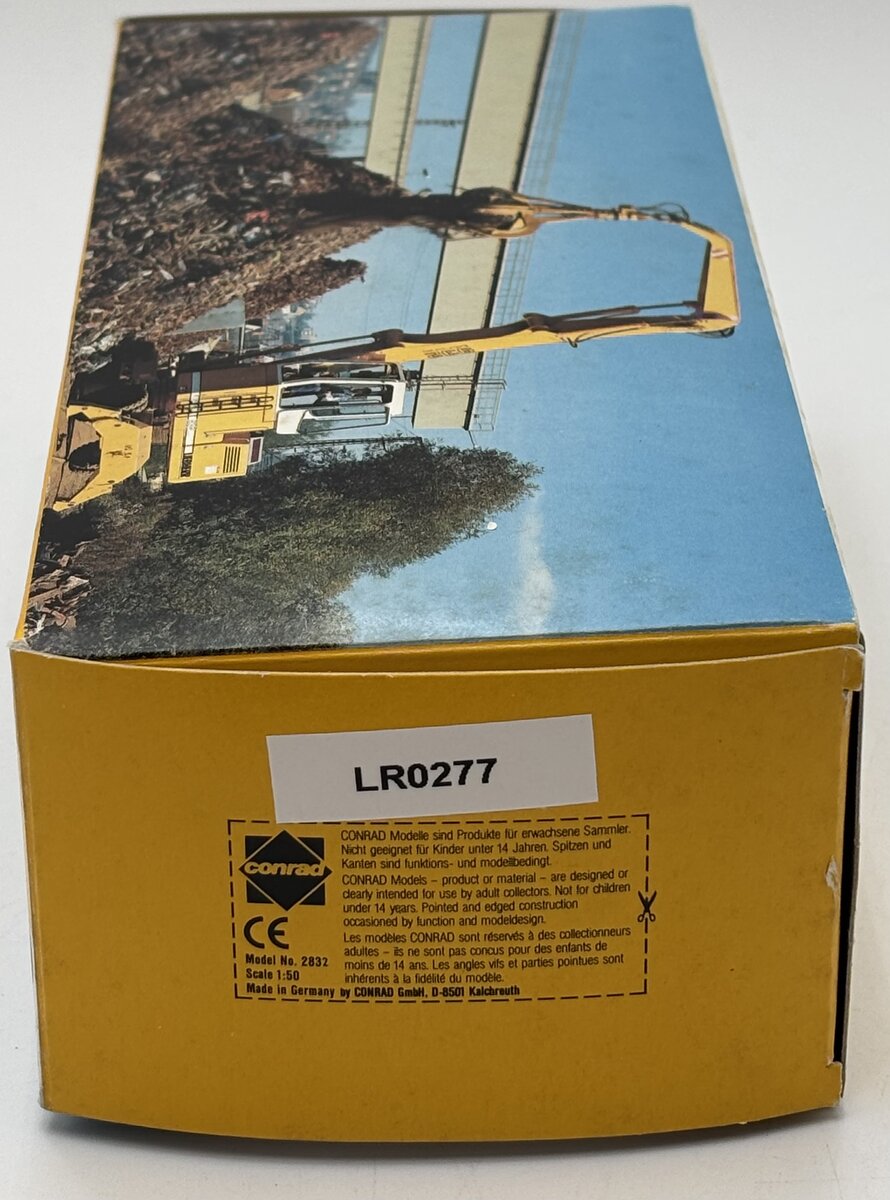 Conrad 2832 1:50 Liebherr 932 Hydraulic Excavator w/Grapple LN/Box