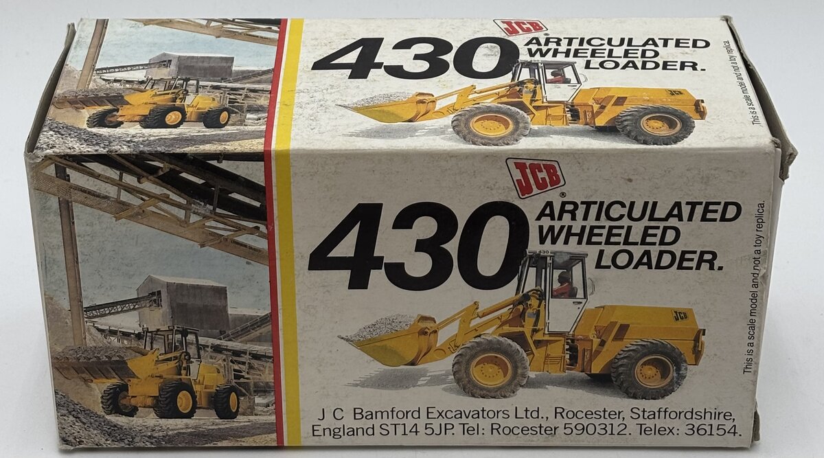 NZG 251 1:35 JCB 430 Articulated Wheeled Loader EX/Box