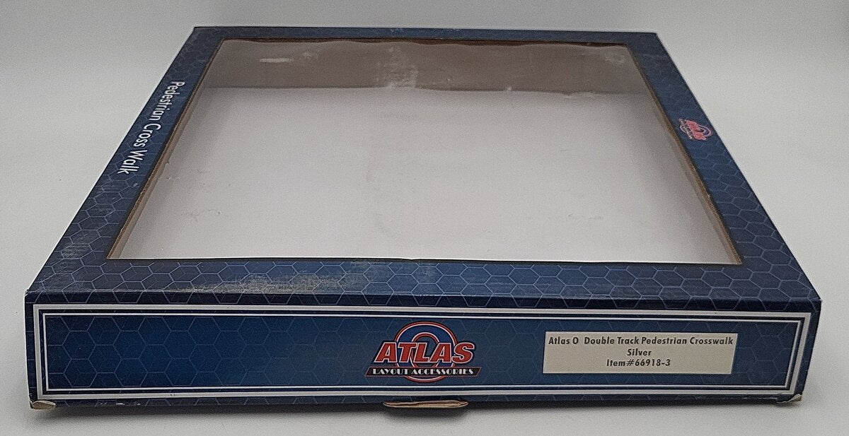 Atlas 669183 O Scale Double Track Pedestrian Crosswalk - Silver LN/Box