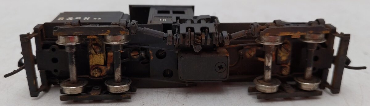 Custom Built HO Scale BRASS B&PH 4-0-4 Fully Custom Steam Locomotive #16