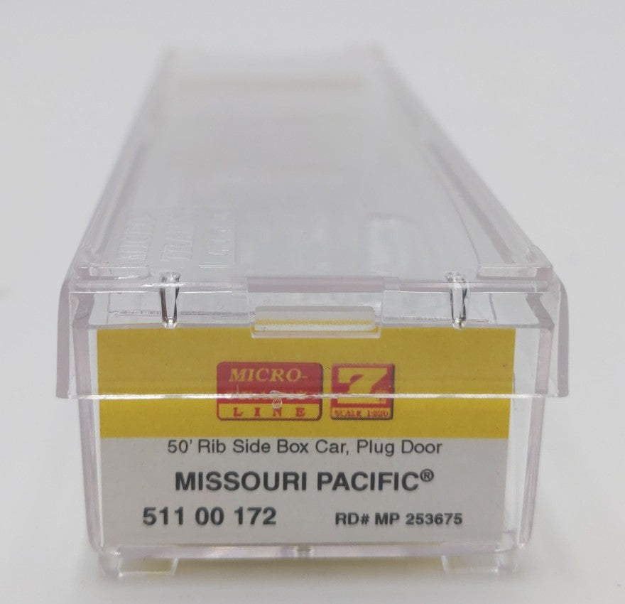 Micro-Trains 51100172 Z MP 50' Rib Side Box Car w/Plug Door #253675 LN/Box