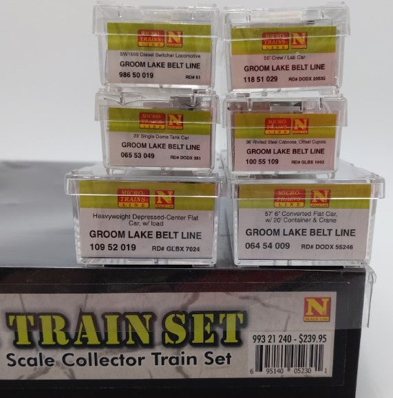 Micro-Trains 99321240 N Scale GLBL Area 51 Diesel Freight Train Set #51 LN/Box