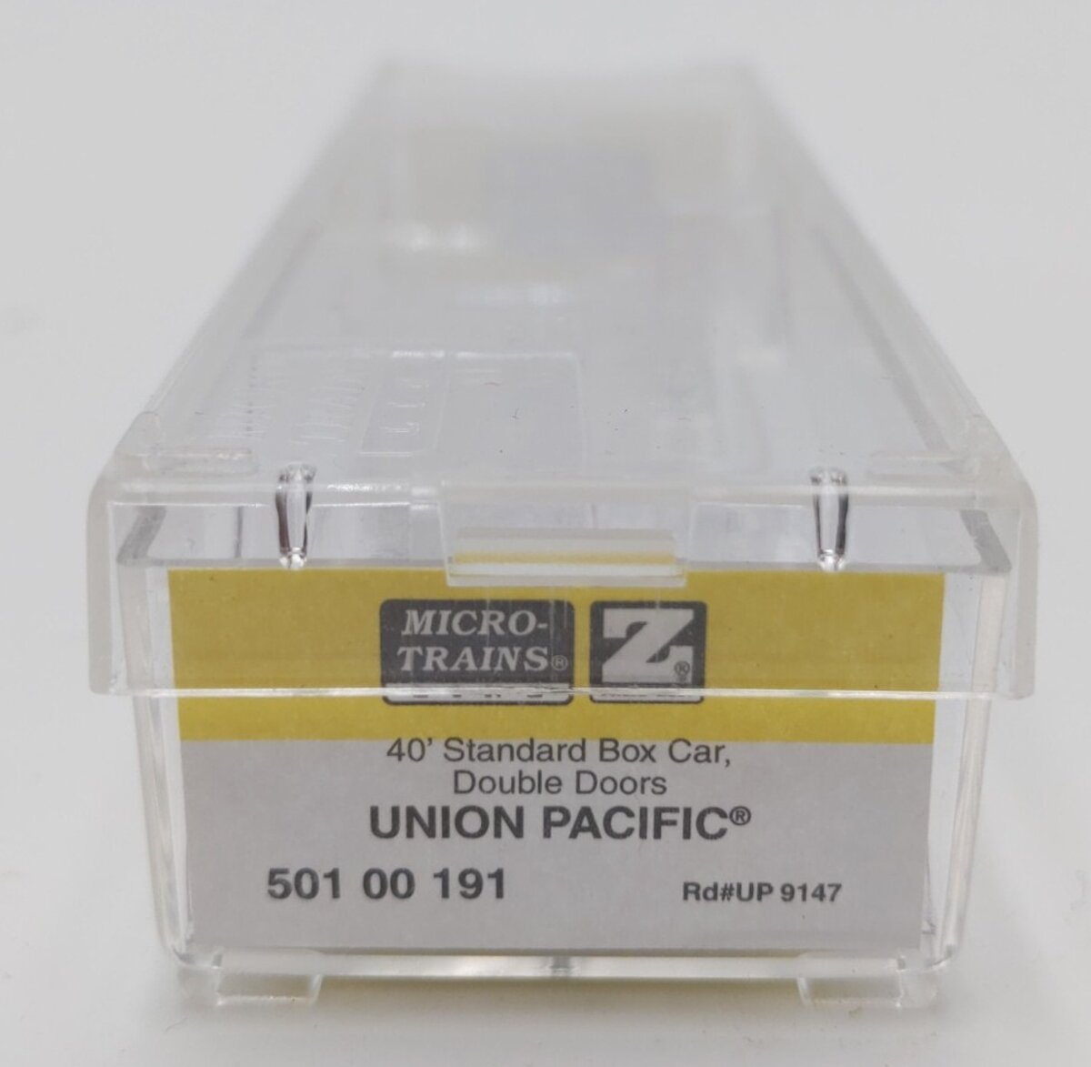 MicroTrains 50100191 Union Pacific 40' Standard Double Door Boxcar #9147 LN/Box