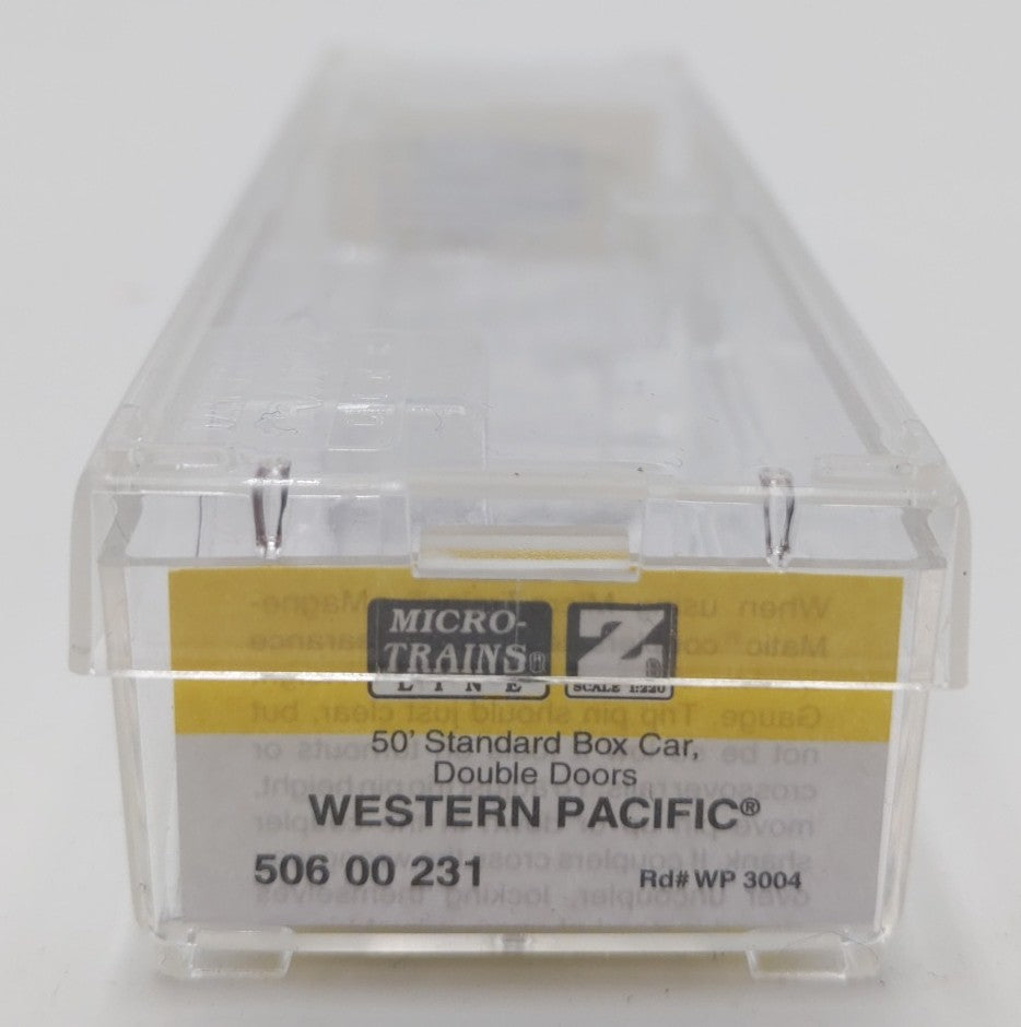 Micro-Trains 50600231 Z Western Pacific 50’ Standard Box Cars #3003 LN/Box