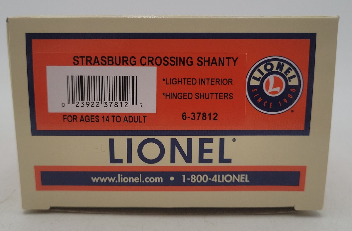 Lionel 6-37812 Strasburg Crossing Shanty LN/Box