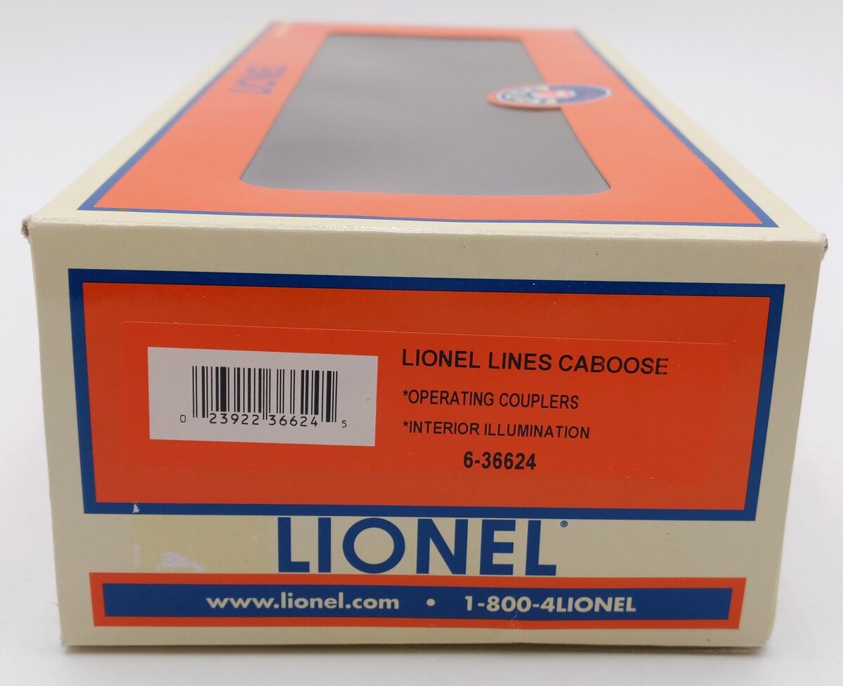 Lionel 6-36624 O Lionel Lines Orange & Blue Caboose EX/Box