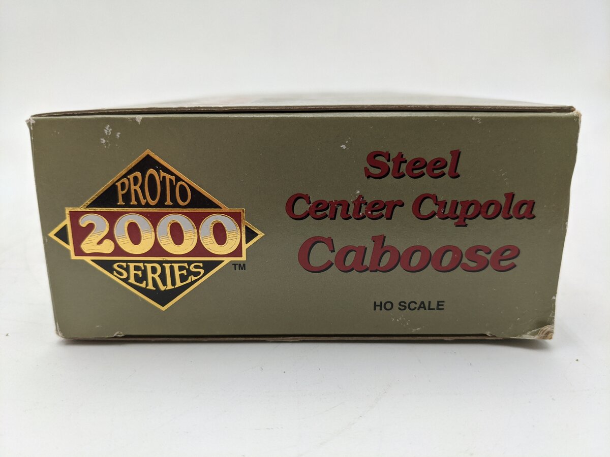 Proto 2000 8235 HO Pittsburgh & West Virginia Steel Center Cupula Caboose #827 EX/Box