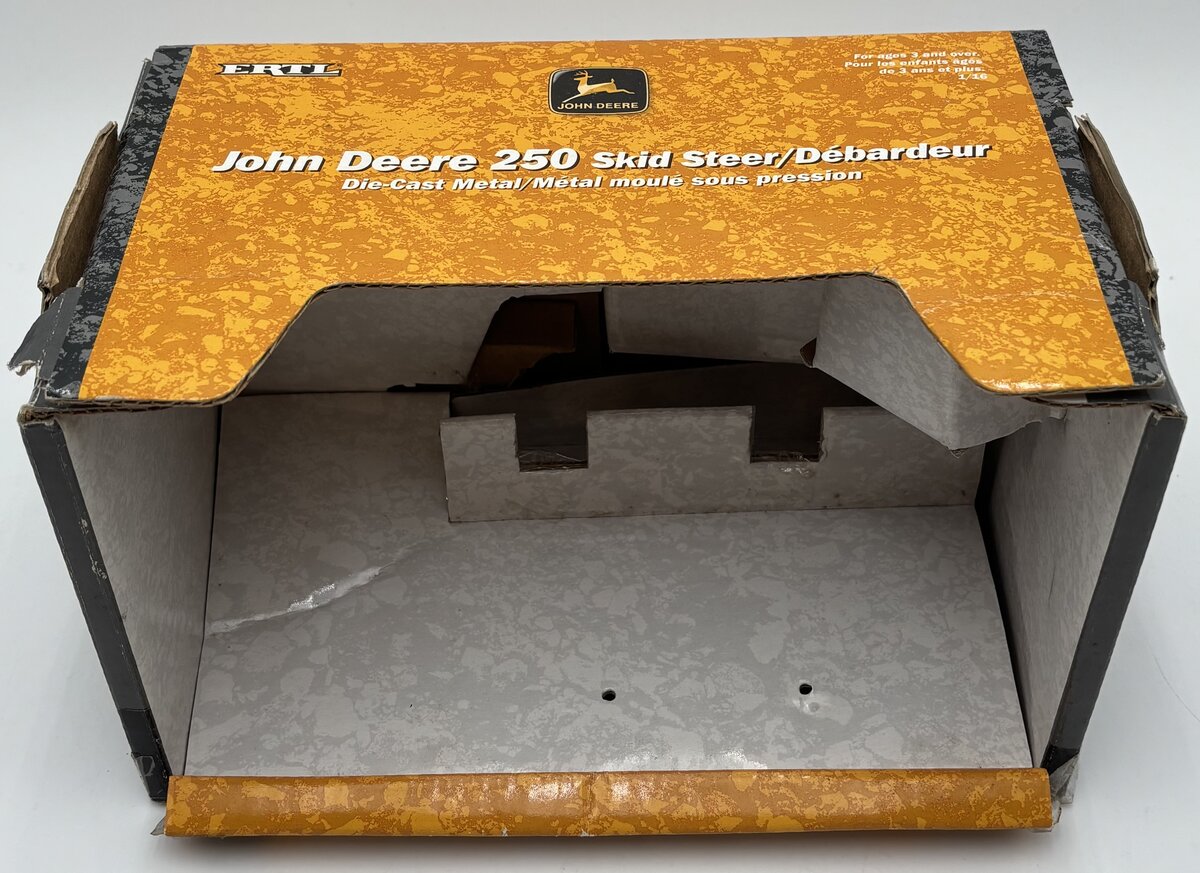 Ertl 15011 1:16 Scale Diecast John Deere 250 Skid Steer EX/Box