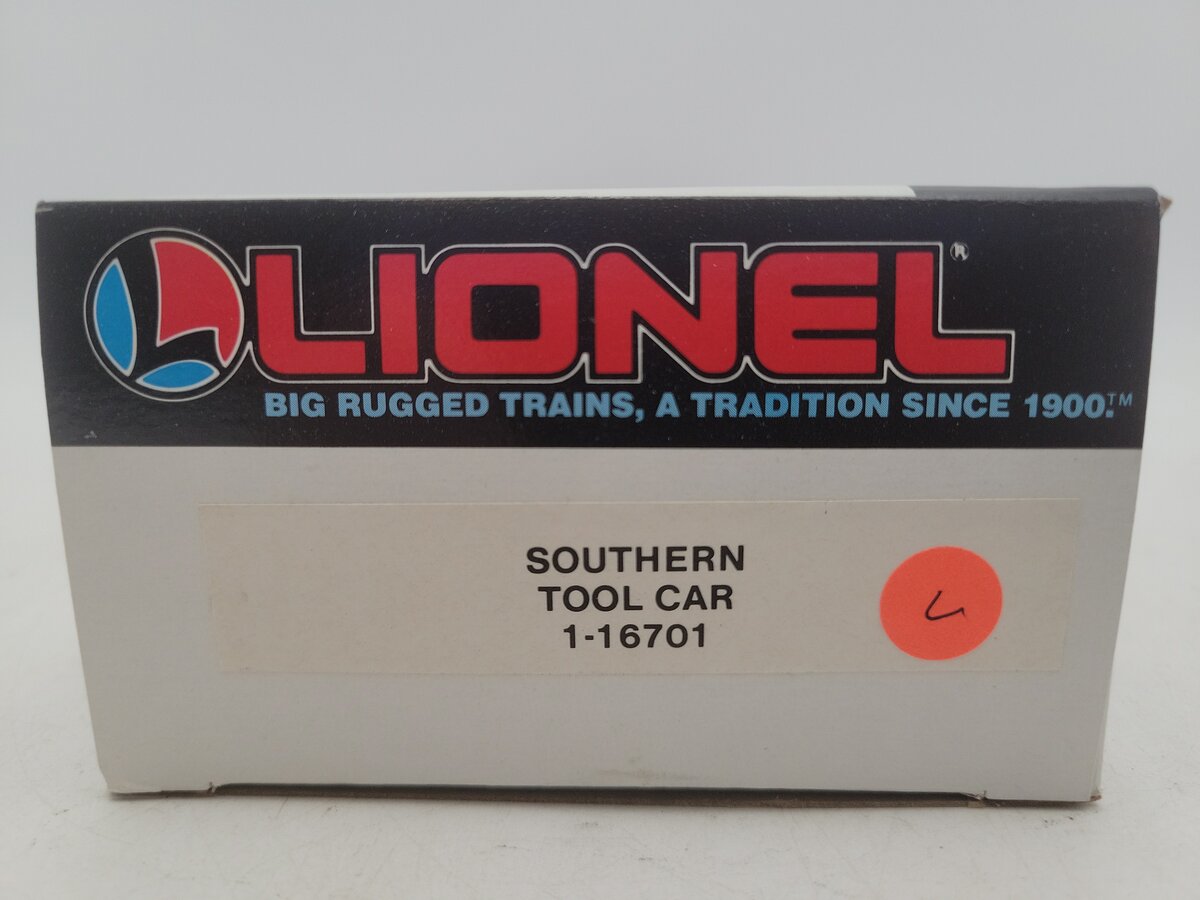 Lionel 1-16701 O Southern Tool Car EX/Box