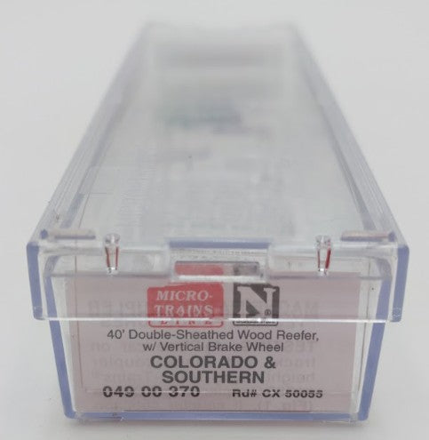 Micro-Trains 04900370 N Colorado & Southern 40' Double Sheathed Reefer #50055 LN/Box