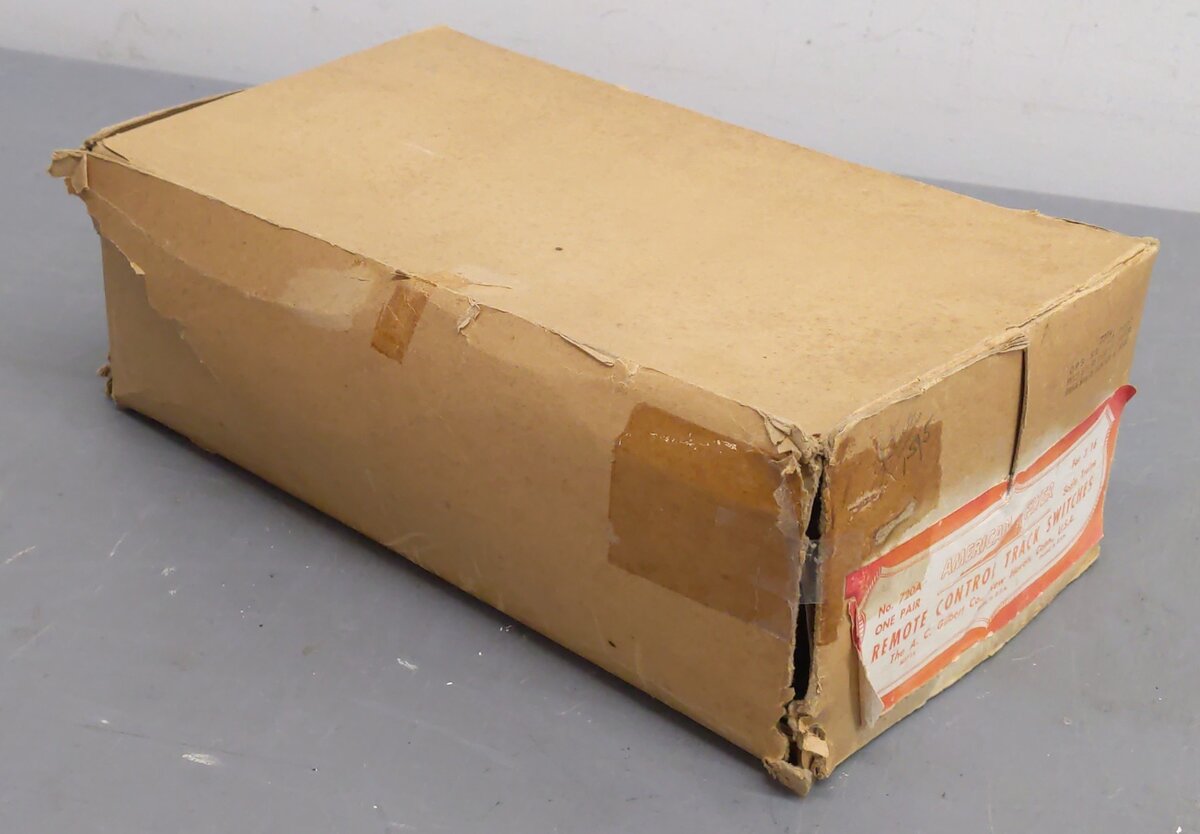American Flyer 720A Vintage S Electric Remote Control Switches (Pair)/Box