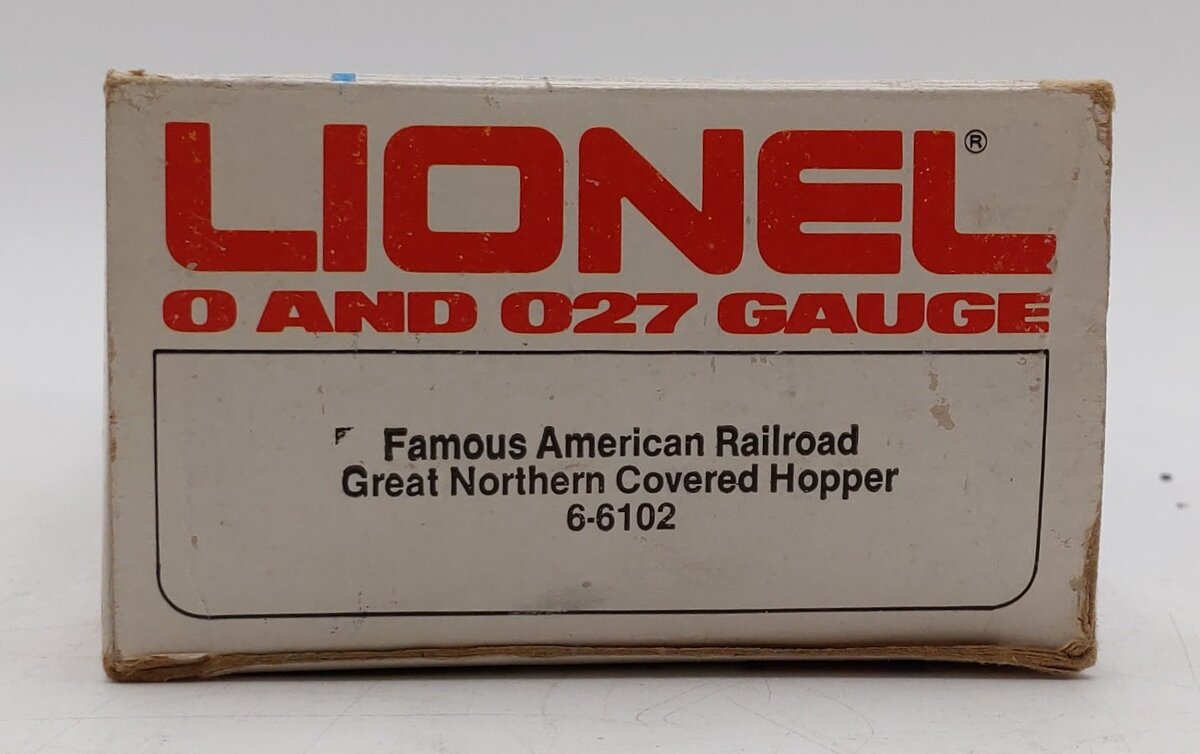 Lionel 6-6102 O Gauge Great Northern 4-Bay Covered Hopper EX/Box