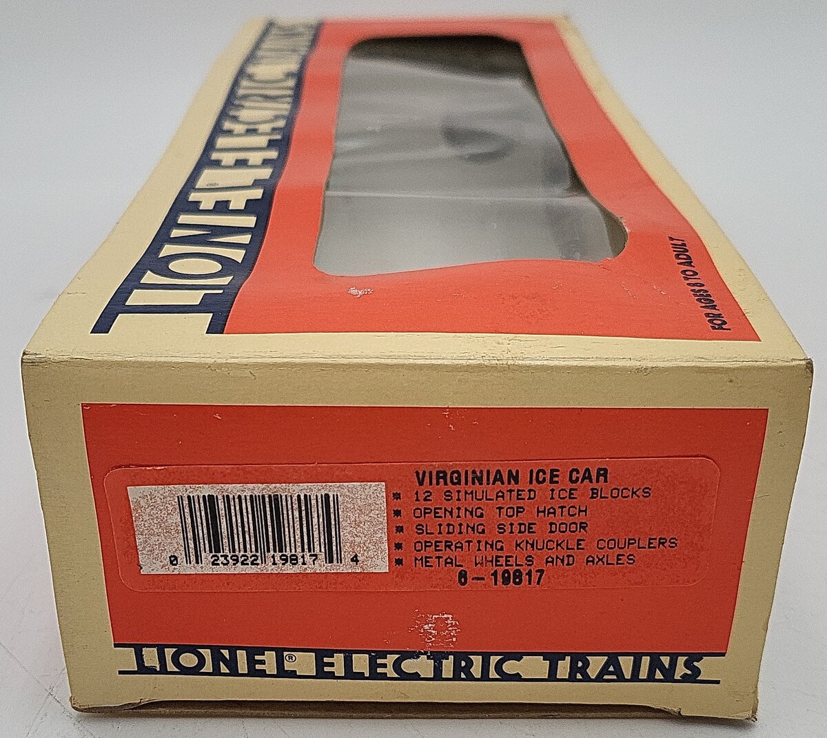 Lionel 6-19817 O Gauge Virginian Operating Ice Car #19817 VG/Box