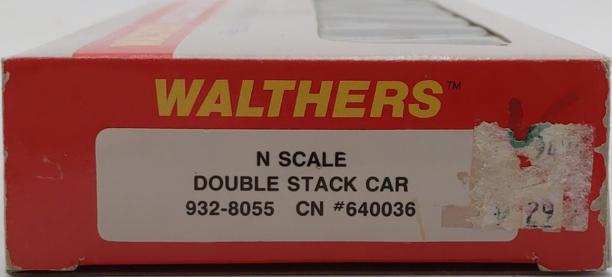 Walthers 932-8055 N Scale CN Double Stack - #640036 LN/Box
