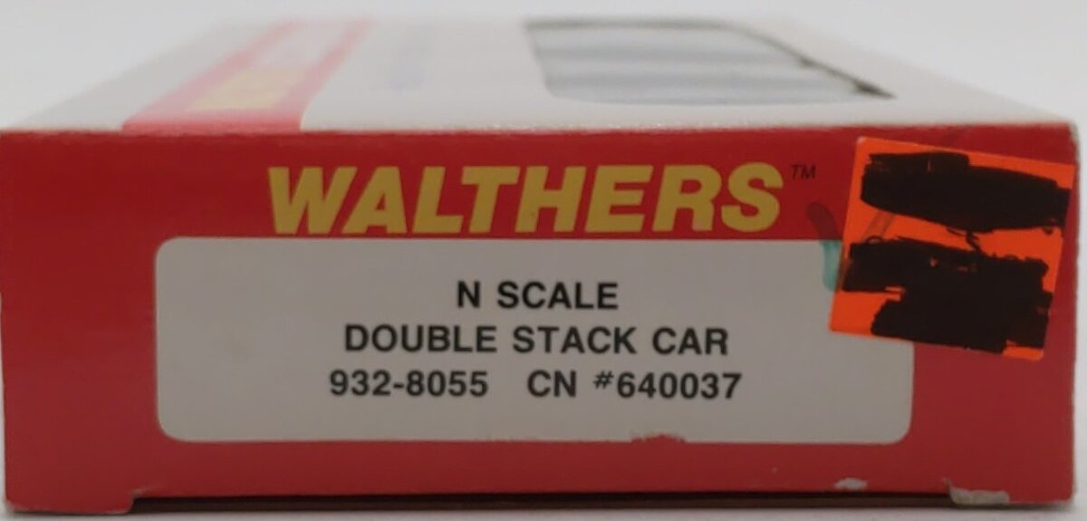 Walthers 932-8055 N Scale CN Double Stack - #640037 Only LN/Box