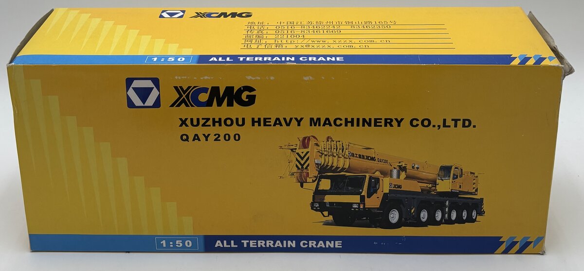 XCMG 1:50 Xuzhou QAY200 All Terrain Crane Truck LN/Box