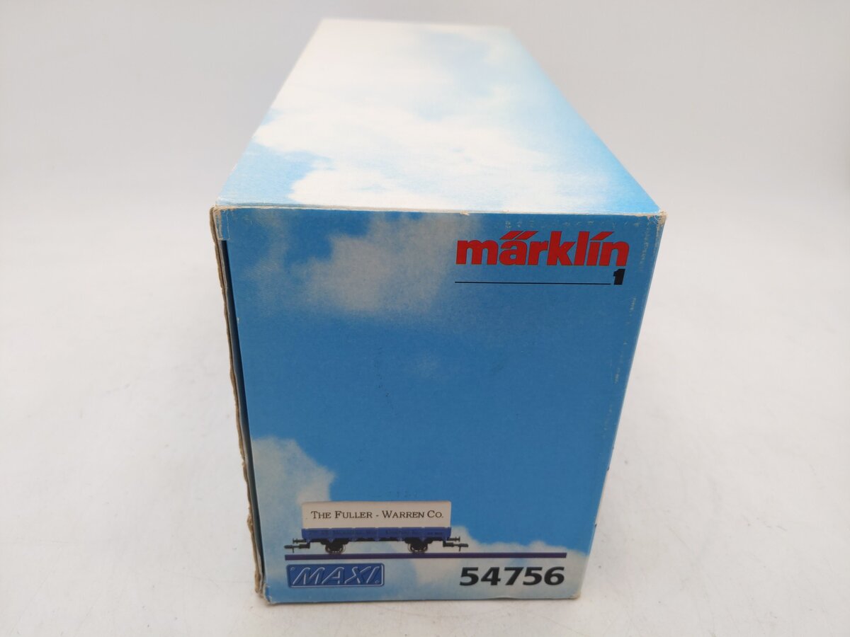 Marklin 54756 G Scale Fuller Warren Low side Gondola W/ Tarp Cover #21456 EX/Box