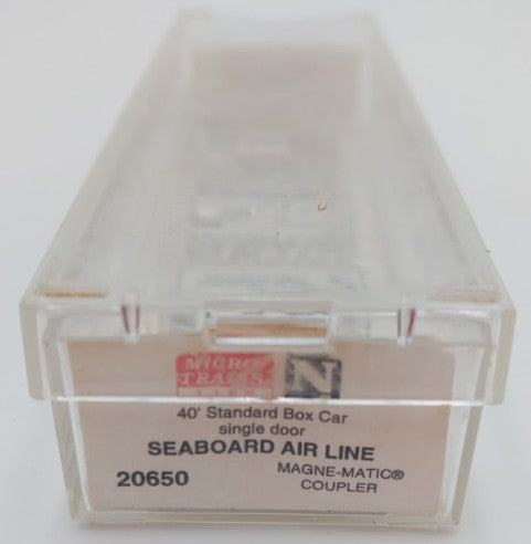 Micro-Trains 02000650 N Scale Seaboard Air Line 40' Single Door Boxcar #25439 EX/Box