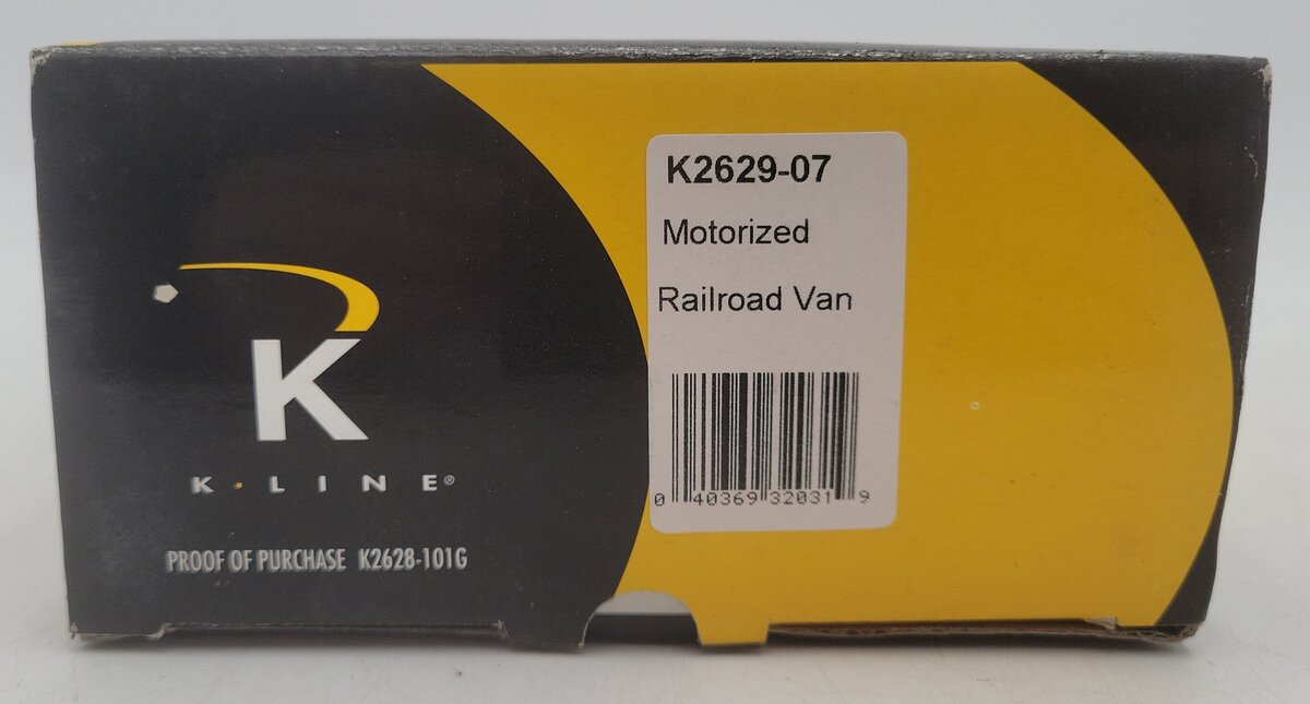 K-Line K2629-07 O Gauge AEC Motorized Rail Van EX/Box