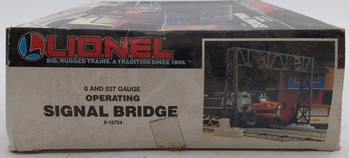 Lionel 6-12724 O Metal Operating Dual Signal Bridge EX/Box