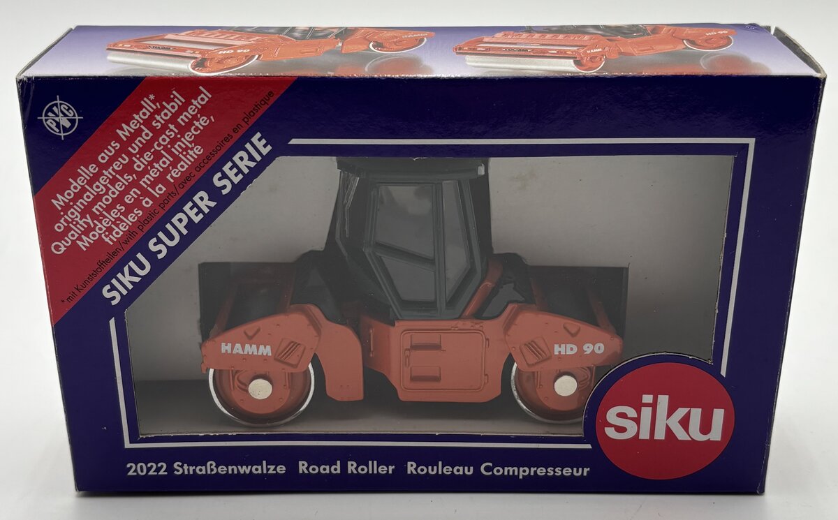 Siku 2022 1:55 Scale Diecast Hamm HD90 Road Roller LN/Box