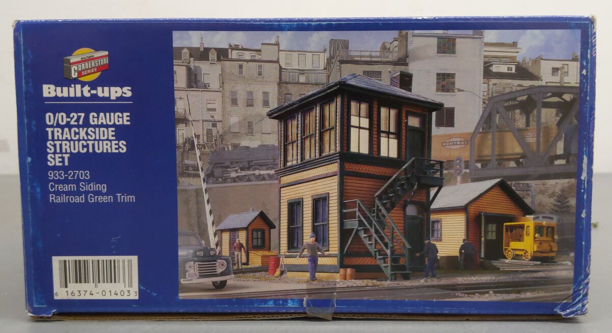 Walthers 933-2703 O Gauge Custom Trackside Structures Set - Buildings Only/Box