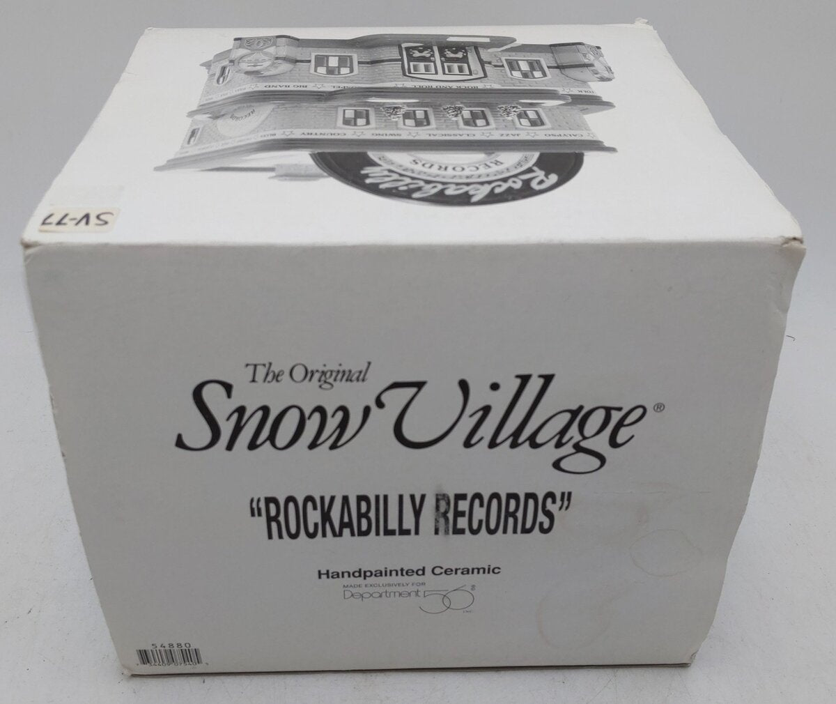 Dept 56 54880 Rockabilly Records EX/Box